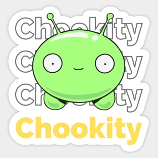 Final Space Mooncake Chookity Pok - Funny Sticker